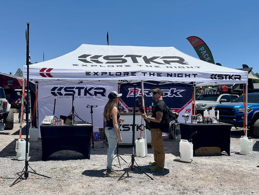 STKR Concepts booth at Overland Expo West 2024