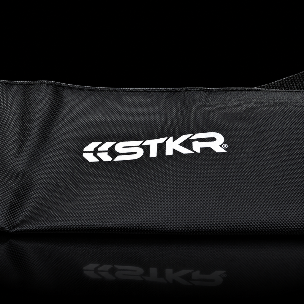 FLi PRO bag logo detail on black