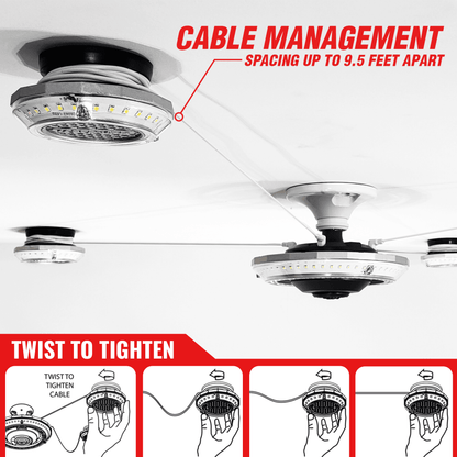 MPI - Multi-Point Illumination Motion Garage Ceiling Light