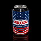 DIY Till I Die STKR drink koozie back on black
