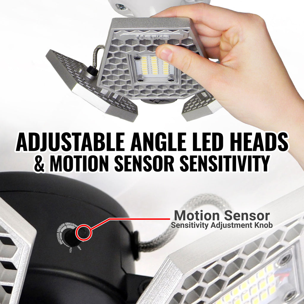 UNBOXED - TRiLIGHT - Motion Activated Garage Ceiling Light