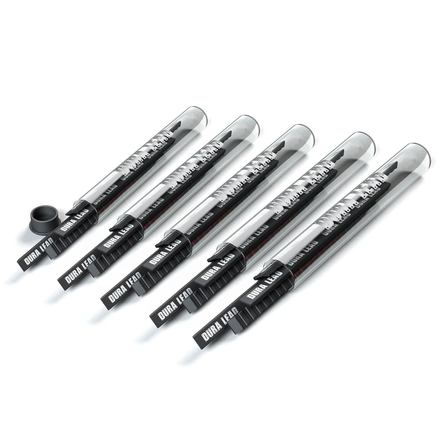 5 Pack of DURA lead for the STKR Mechanical Carpenter Pencil