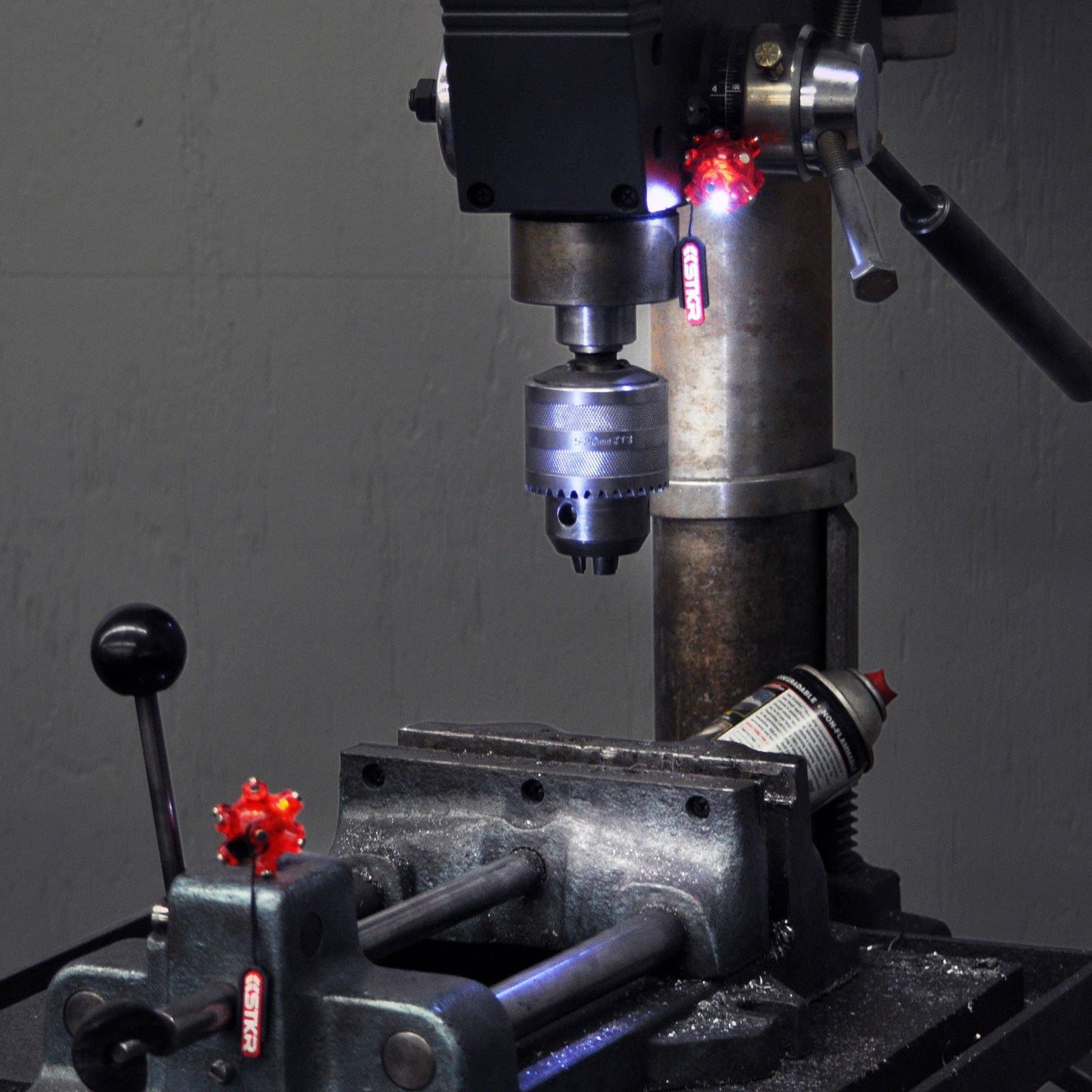 Small hands-free light for drill | Magnetic Light Mine by STKR Concepts